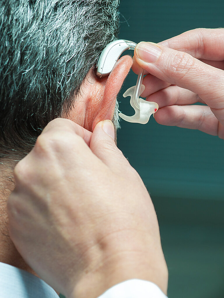 Hörsystemausprobe bei Traunakustik